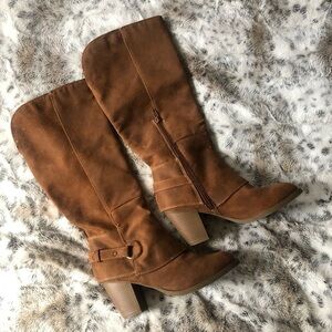 Tall half zip boots Size 7.5